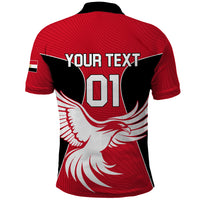 Egypt Football Polo Shirt Go The Pharaohs - Wonder Print Shop