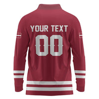 Custom Hockey 2026 Latvia Long Sleeve Polo Shirt Latvians Go Champions