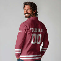 Custom Hockey 2026 Latvia Long Sleeve Polo Shirt Latvians Go Champions