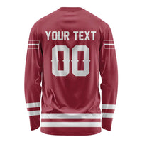 Custom Hockey 2026 Latvia Long Sleeve Shirt Latvians Go Champions