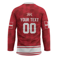 Custom Hockey 2026 Denmark Hockey Jersey Danish Lions Go Champions