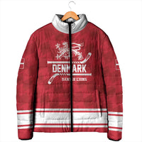 Custom Hockey 2026 Denmark Padded Jacket Danish Lions Go Champions
