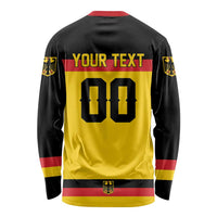 Custom Hockey 2026 Germany Long Sleeve Shirt Trager der Adler