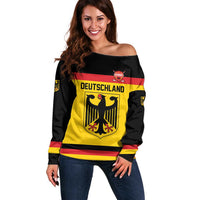 Custom Hockey 2026 Germany Off Shoulder Sweater Trager der Adler