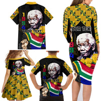 South Africa Freedom Day 2024 Family Matching Long Sleeve Bodycon Dress and Hawaiian Shirt Happy 30th Anniversary - Wonder Print Shop