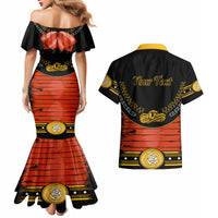 Cinco de Mayo 2024 Couples Matching Mermaid Dress and Hawaiian Shirt Traje de Charro Style - Wonder Print Shop