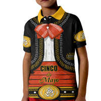 Cinco de Mayo 2024 Kid Polo Shirt Traje de Charro Style - Wonder Print Shop