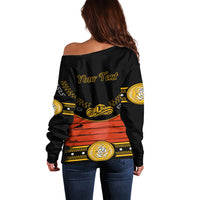 Cinco de Mayo 2024 Off Shoulder Sweater Traje de Charro Style - Wonder Print Shop