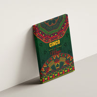 Cinco de Mayo 2024 Canvas Wall Art Mexican Folk Pattern - Wonder Print Shop