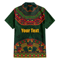 Cinco de Mayo 2024 Family Matching Off Shoulder Maxi Dress and Hawaiian Shirt Mexican Folk Pattern - Wonder Print Shop