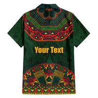 Cinco de Mayo 2024 Family Matching Short Sleeve Bodycon Dress and Hawaiian Shirt Mexican Folk Pattern - Wonder Print Shop