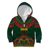 Cinco de Mayo 2024 Kid Hoodie Mexican Folk Pattern - Wonder Print Shop