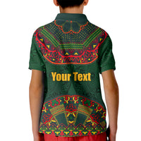 Cinco de Mayo 2024 Kid Polo Shirt Mexican Folk Pattern - Wonder Print Shop