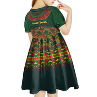 Cinco de Mayo 2024 Kid Short Sleeve Dress Mexican Folk Pattern - Wonder Print Shop