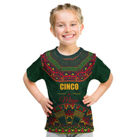 Cinco de Mayo 2024 Kid T Shirt Mexican Folk Pattern - Wonder Print Shop