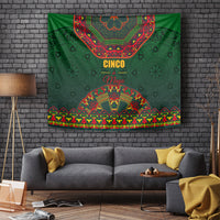 Cinco de Mayo 2024 Tapestry Mexican Folk Pattern - Wonder Print Shop