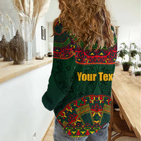 Cinco de Mayo 2024 Women Casual Shirt Mexican Folk Pattern - Wonder Print Shop