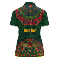 Cinco de Mayo 2024 Women Polo Shirt Mexican Folk Pattern - Wonder Print Shop