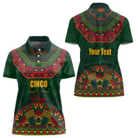 Cinco de Mayo 2024 Women Polo Shirt Mexican Folk Pattern - Wonder Print Shop