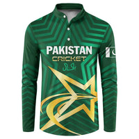Custom Pakistan Cricket Button Sweatshirt The Boys In Green