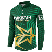 Custom Pakistan Cricket Button Sweatshirt The Boys In Green