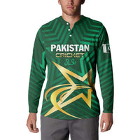 Custom Pakistan Cricket Button Sweatshirt The Boys In Green