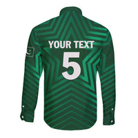 Custom Pakistan Cricket Long Sleeve Button Shirt The Boys In Green