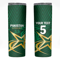 Custom Pakistan Cricket Skinny Tumbler The Boys In Green