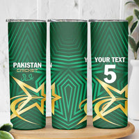 Custom Pakistan Cricket Skinny Tumbler The Boys In Green