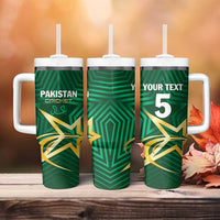 Custom Pakistan Cricket Tumbler With Handle The Boys In Green