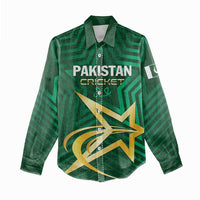 Custom Pakistan Cricket Women Casual Shirt The Boys In Green