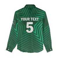 Custom Pakistan Cricket Women Casual Shirt The Boys In Green