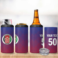 Custom Afghanistan Cricket Afghan Atalan 4 in 1 Can Cooler Tumbler Glorious Nation Victorious Team