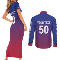Custom Afghanistan Cricket Afghan Atalan Couples Matching Short Sleeve Bodycon Dress and Long Sleeve Button Shirt Glorious Nation Victorious Team