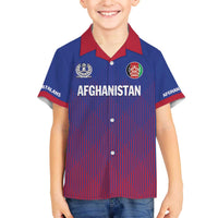 Custom Afghanistan Cricket Afghan Atalan Family Matching Off The Shoulder Long Sleeve Dress and Hawaiian Shirt Glorious Nation Victorious Team