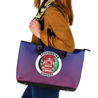 Afghanistan Cricket Afghan Atalan Leather Tote Bag Glorious Nation Victorious Team