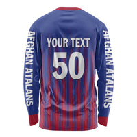 Custom Afghanistan Cricket Afghan Atalan Long Sleeve Shirt Glorious Nation Victorious Team