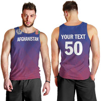 Custom Afghanistan Cricket Afghan Atalan Men Tank Top Glorious Nation Victorious Team