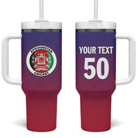 Custom Afghanistan Cricket Afghan Atalan Tumbler With Handle Glorious Nation Victorious Team