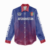 Custom Afghanistan Cricket Afghan Atalan Women Casual Shirt Glorious Nation Victorious Team