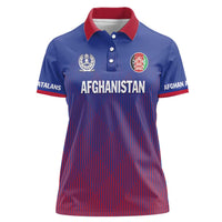 Custom Afghanistan Cricket Afghan Atalan Women Polo Shirt Glorious Nation Victorious Team