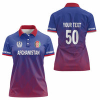 Custom Afghanistan Cricket Afghan Atalan Women Polo Shirt Glorious Nation Victorious Team