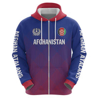 Custom Afghanistan Cricket Afghan Atalan Zip Hoodie Glorious Nation Victorious Team