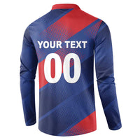 Custom England Cricket Button Sweatshirt Come On Three Lions