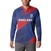 Custom England Cricket Button Sweatshirt Come On Three Lions