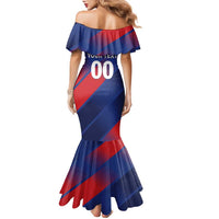 Custom England Cricket Family Matching Mermaid Dress and Hawaiian Shirt Come On Three Lions