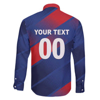 Custom England Cricket Family Matching Off The Shoulder Long Sleeve Dress and Hawaiian Shirt Come On Three Lions