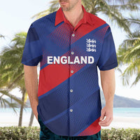 Custom England Cricket Hawaiian Shirt Come On Three Lions