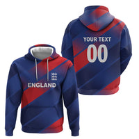 Custom England Cricket Hoodie Come On Three Lions