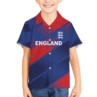 Custom England Cricket Kid Hawaiian Shirt Come On Three Lions